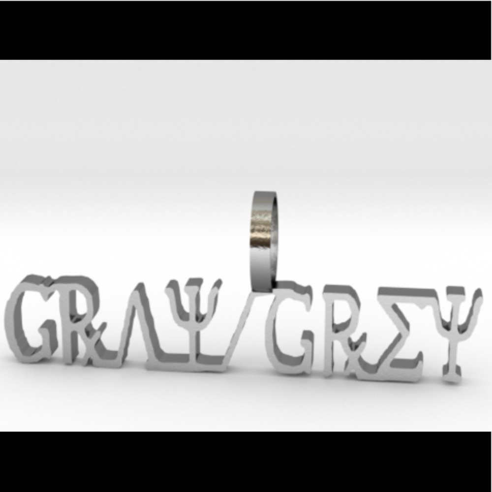 GREY /GRAY G59 Records Chain Pendant